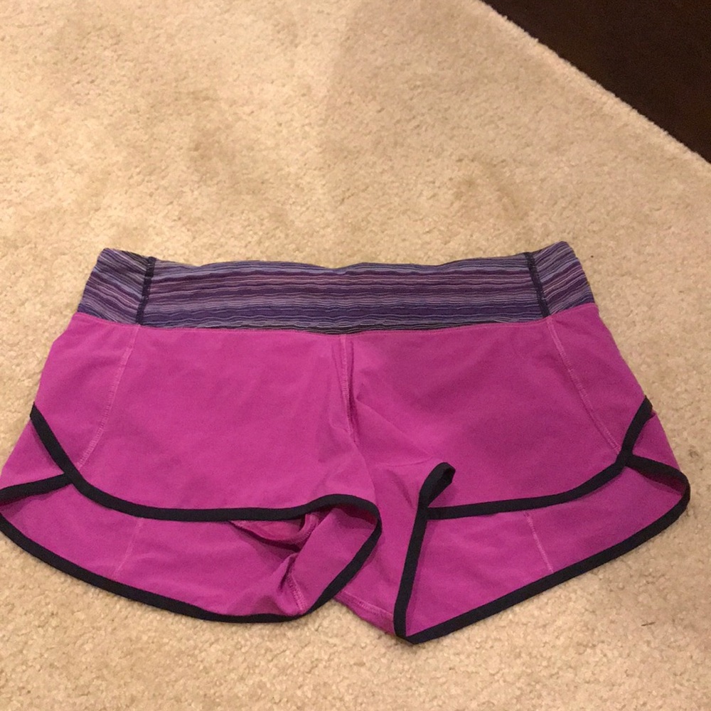 Lululemon speed shorts size 10.